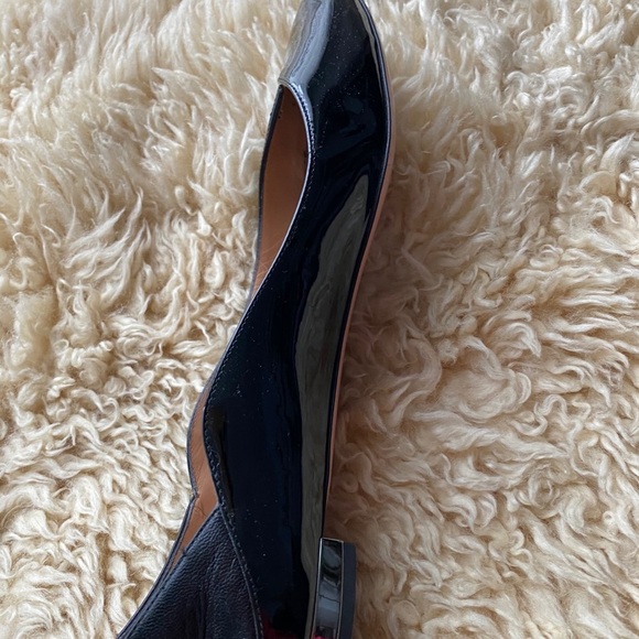 Aquazzura zen patent leather black flats 36.5 - Picture 7 of 13
